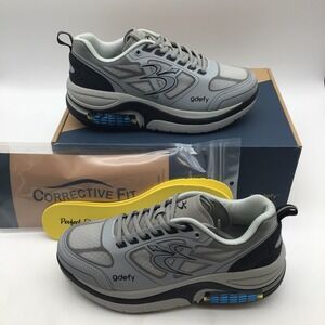 Gravity Defyer G-Defy ION Mens Size 9.5 Grey Black Walking Shoes TB9022MGS NEW